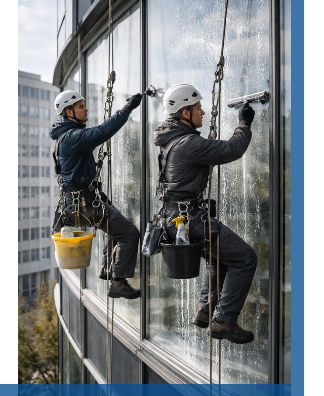 Мойка панорамных окон в Шумерле от 380 р. заказать у ВЫСОТНИК-Шмр