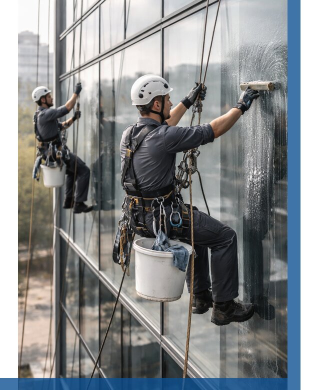 Мойка сплошного остекления в Шумерле, заказать от 326 р.| ВЫСОТНИК-Шмр