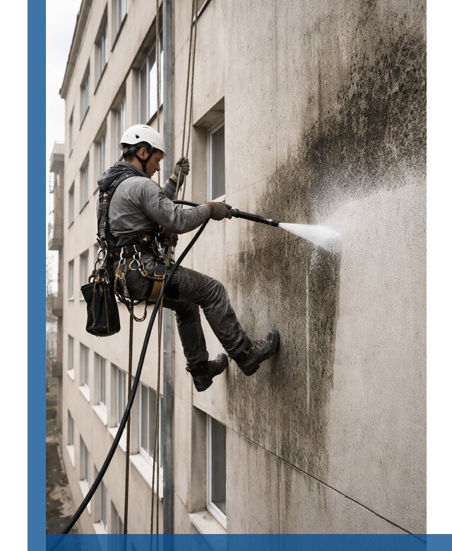 Профессиональная очистка фасадов от плесени в Шумерле