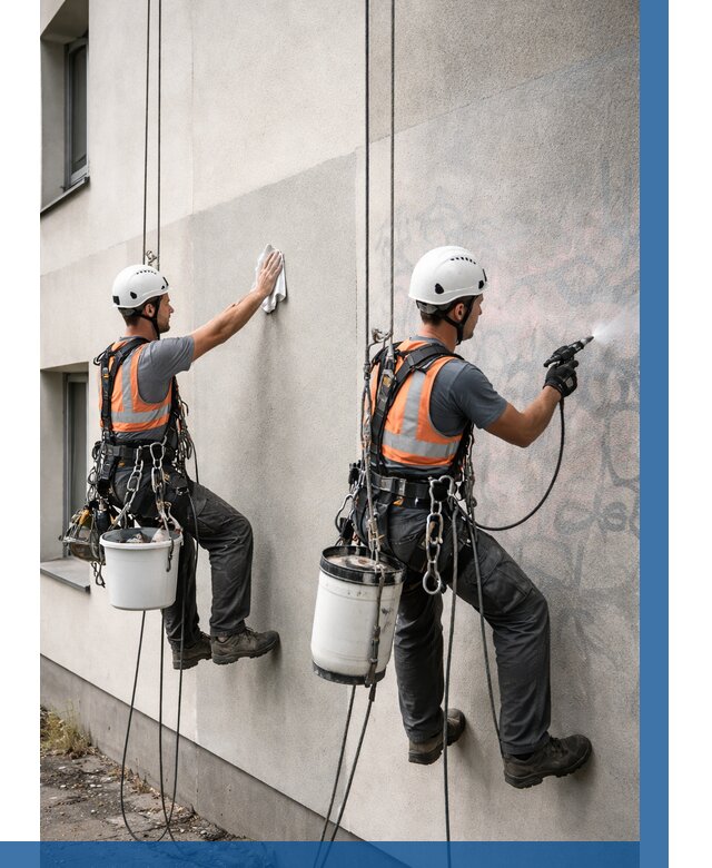 Антиграффити покрытие фасада в Шумерле от 652 р. | ВЫСОТНИК-Шмр