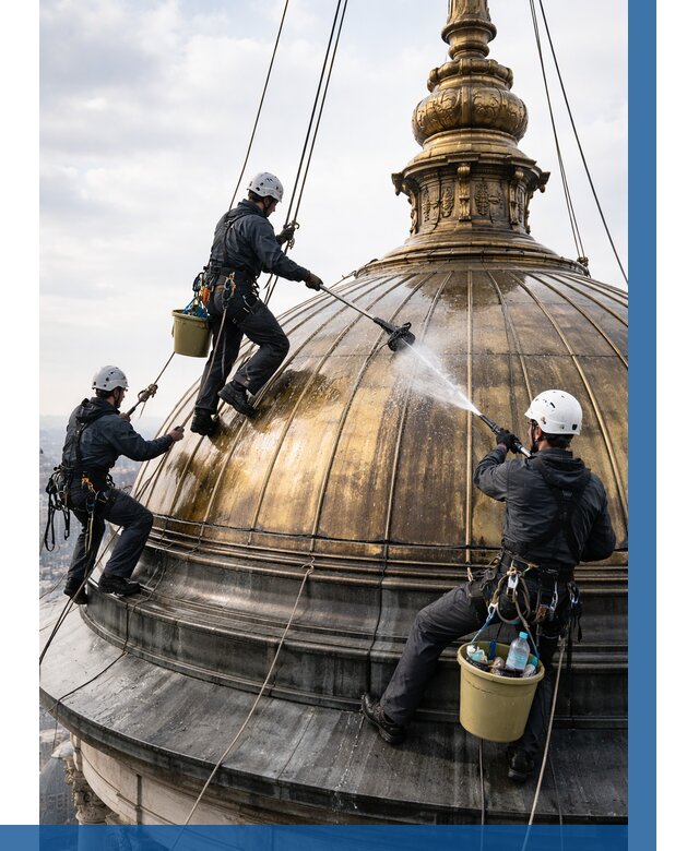 Мойка куполов и шпилей в Шумерле от 8690 р. - заказать | ВЫСОТНИК-Шмр