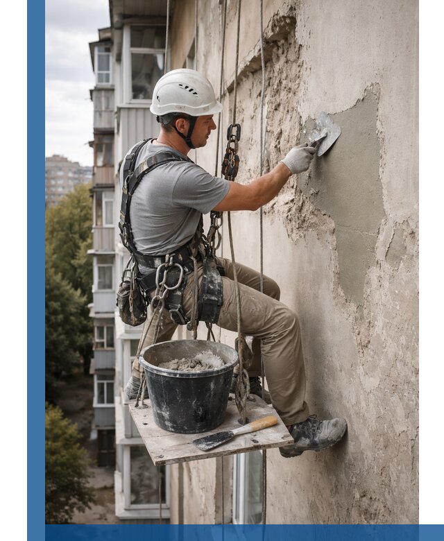 Восстановление фасадной штукатурки в Шумерле с гарантией качества