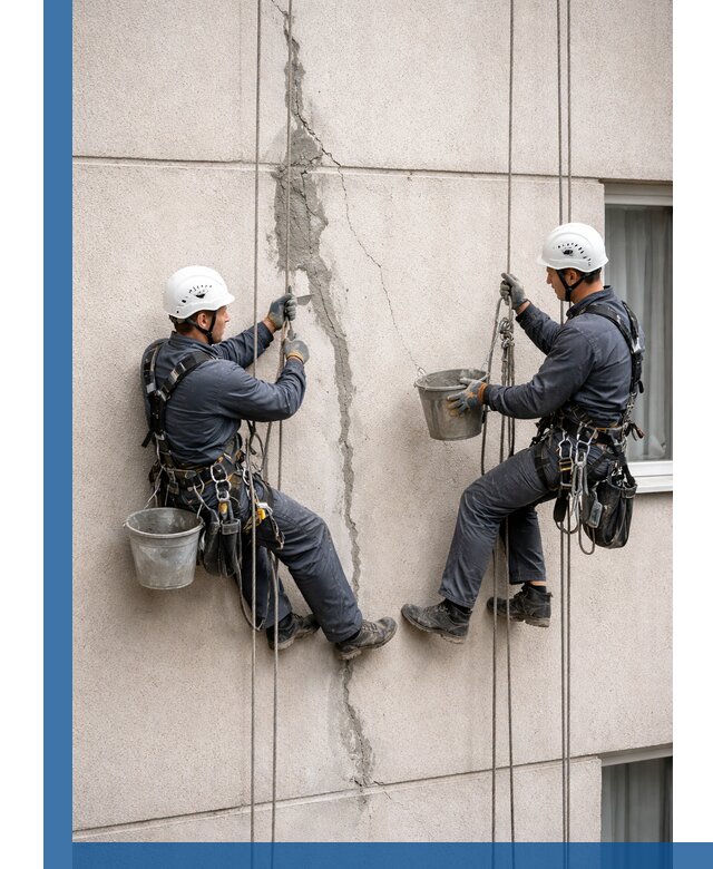 Заделка трещин на фасаде в Шумерле с гарантийным ремонтом