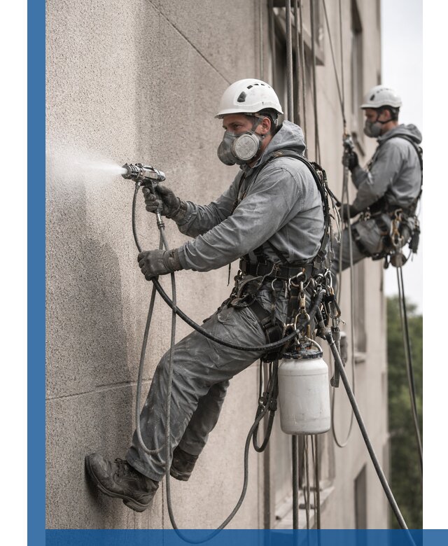 Безвоздушная покраска фасадов зданий в Шумерле профессионально