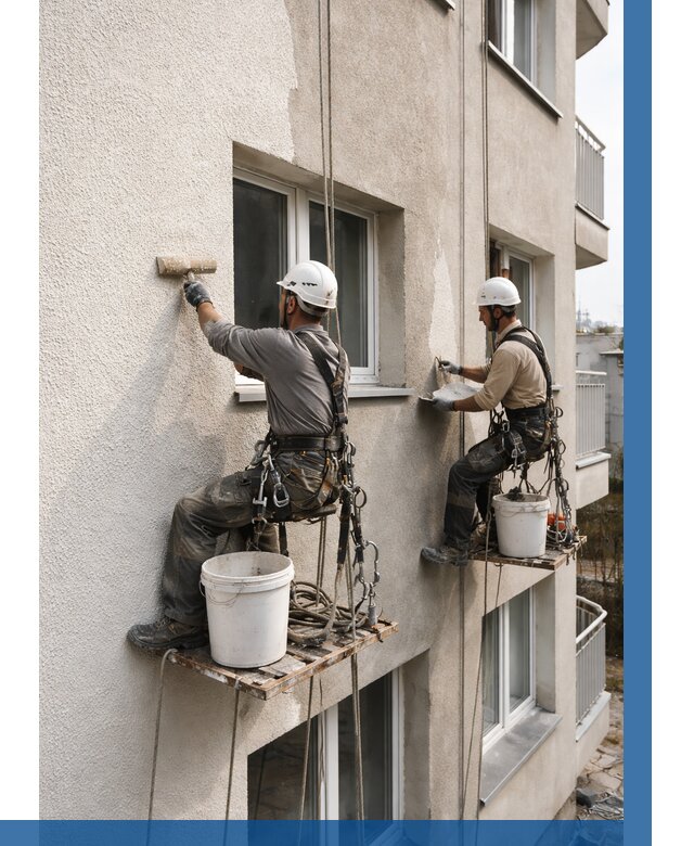 Нанесение короеда на фасад в Шумерле от 489 р. | ВЫСОТНИК-Шмр