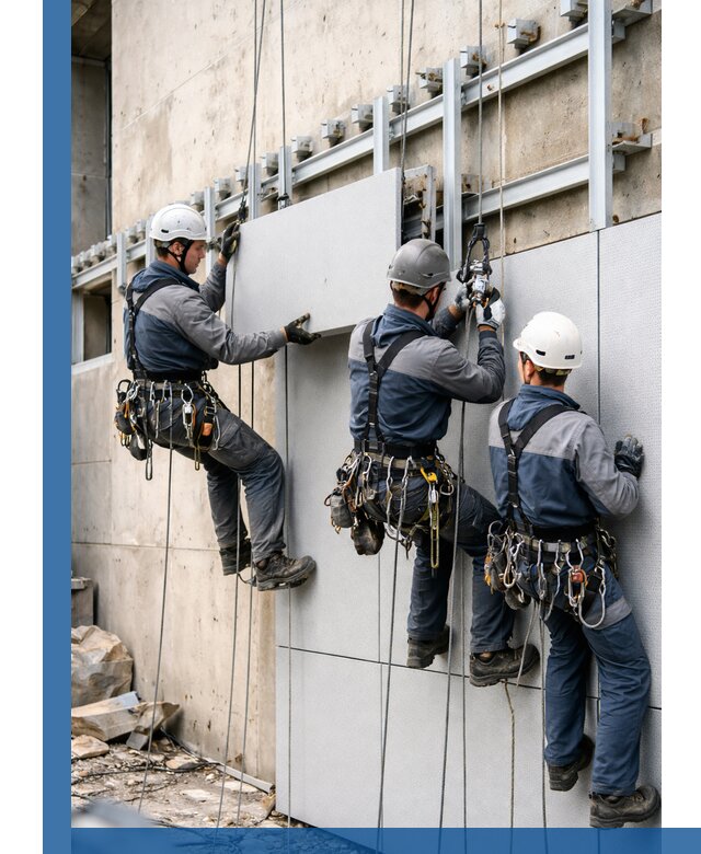 Монтаж вентилируемого фасада в Шумерле под ключ с гарантией качества