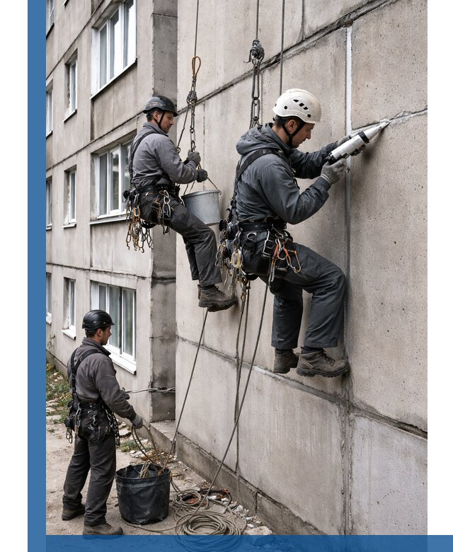 Герметизация межпанельных швов в Шумерле с гарантией герметичности