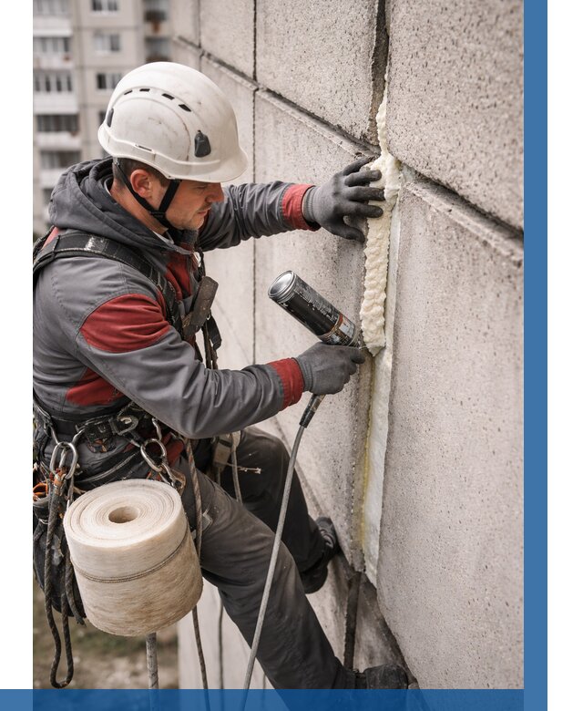 Утепление межпанельных швов в Шумерле от 760 р. | ВЫСОТНИК-Шмр