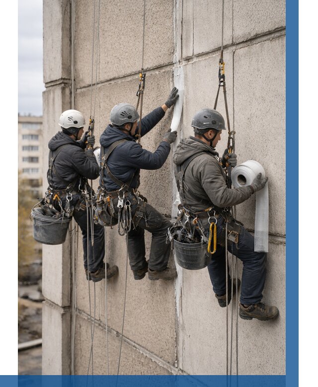 Ремонт межпанельных швов в Шумерле от 815 р. | ВЫСОТНИК-Шмр