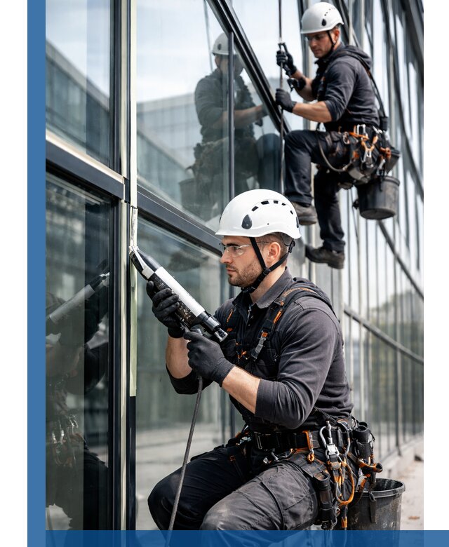 Герметизация витражных швов в Шумерле для зданий и фасадов