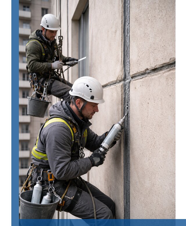 Герметизация деформационных швов фасада в Шумерле качественно