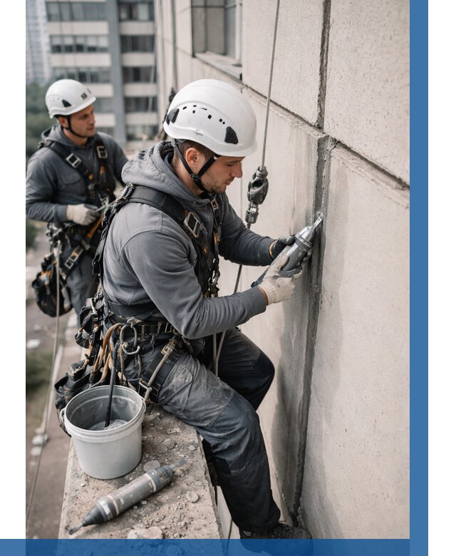 Ремонт деформационных швов здания в Шумерле от 1086 р. | ВЫСОТНИК-Шмр