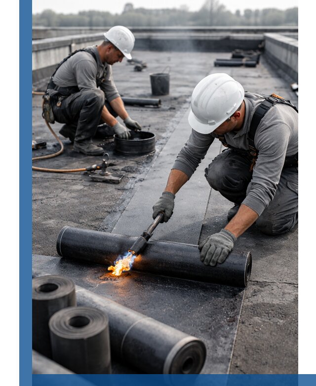 Ремонт рулонной кровли в Шумерле герметизация и восстановление