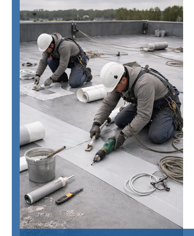 Ремонт мембранной кровли в Шумерле качественно и с гарантией