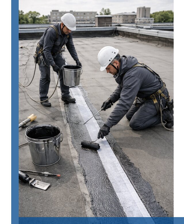 Гидроизоляция кровли мастикой в Шумерле надежная защита