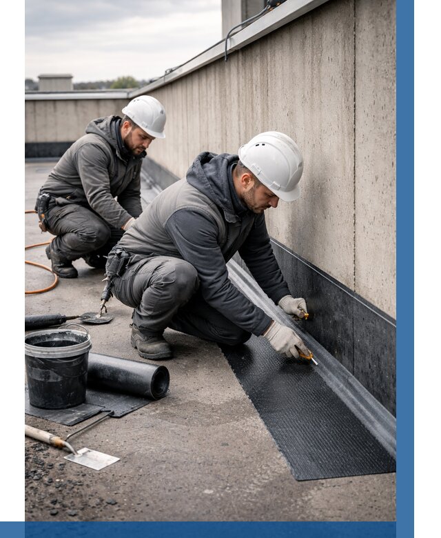 Гидроизоляция примыканий на кровле в Шумерле от 978 р. | ВЫСОТНИК-Шмр
