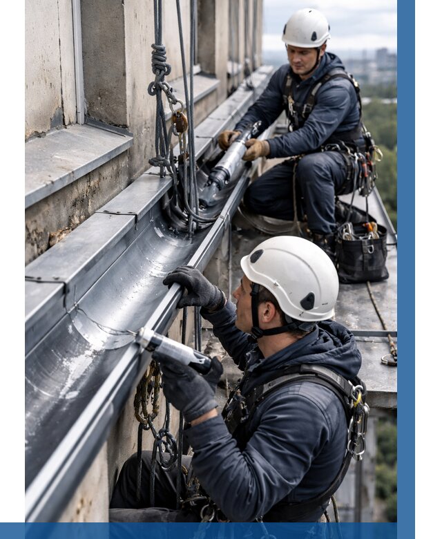 Ремонт водосточных желобов в Шумерле от 7061 р. | ВЫСОТНИК-Шмр