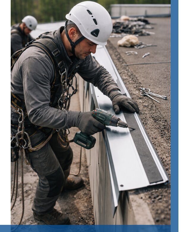 Монтаж капельника на кровле в Шумерле от 326 р. | ВЫСОТНИК-Шмр