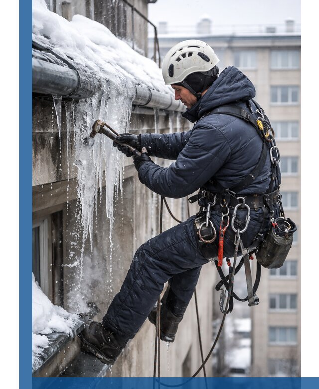 Удаление наледи и чистка водостоков в Шумерле оперативно и безопасно
