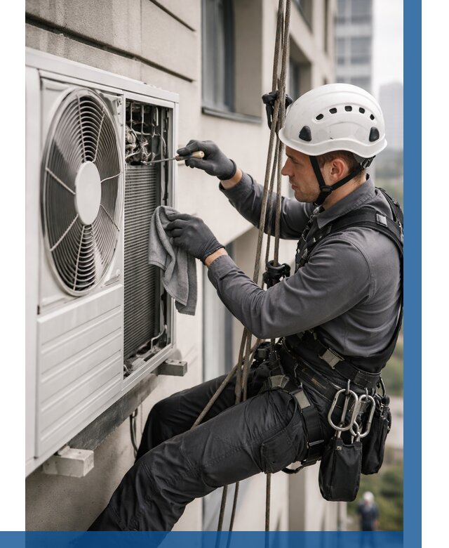 Обслуживание внешнего блока кондиционера в Шумерле от 2933 р.ВЫСОТНИК-Шмр