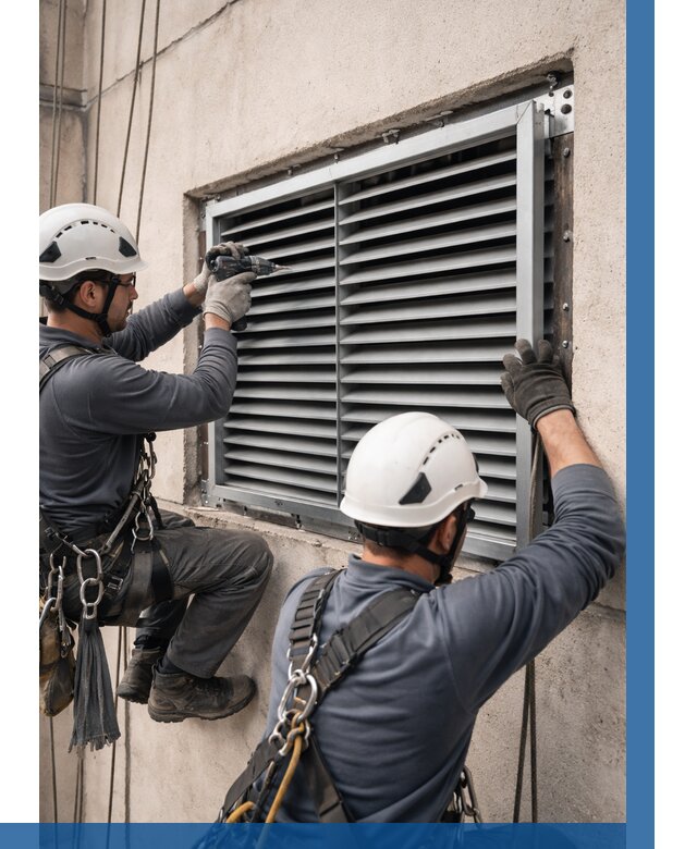 Монтаж вентиляционных решеток в Шумерле от 4888 р. | ВЫСОТНИК-Шмр