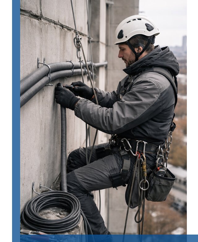 Профессиональный монтаж гофры для кабеля в Шумерле с гарантией