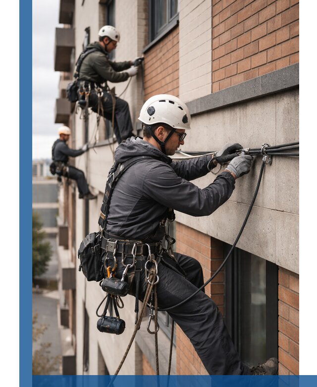 Крепление кабеля на фасаде монтаж и крепеж в Шумерле