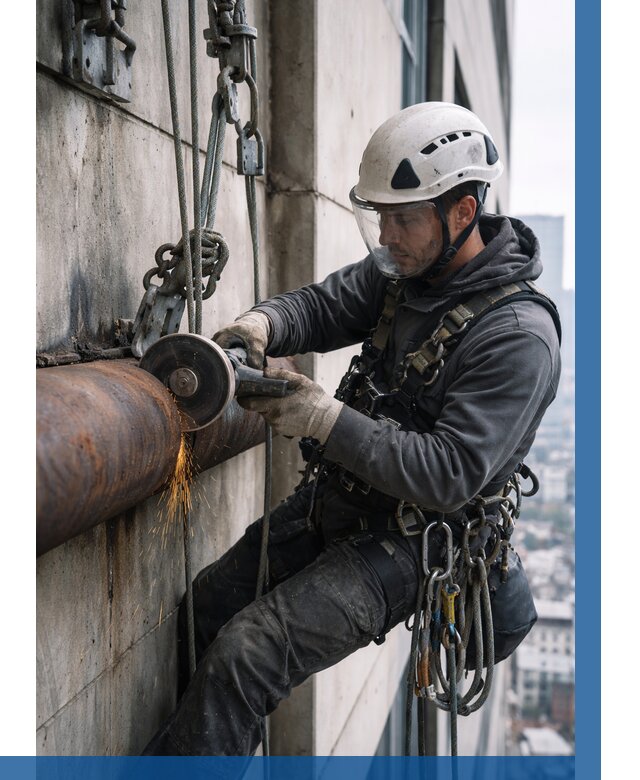 Резка металла на высоте в Шумерле по цене от 4888 р. | ВЫСОТНИК-Шмр