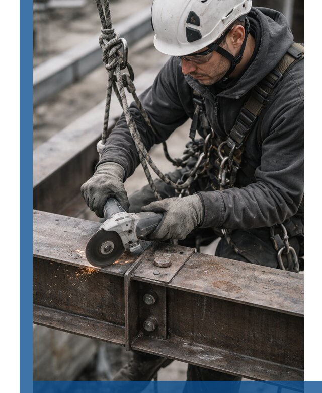 Резка металла на высоте в Шумерле для зданий и конструкций