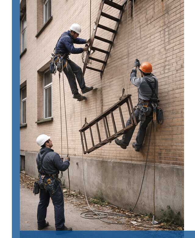 Демонтаж пожарной лестницы в Шумерле быстро и безопасно