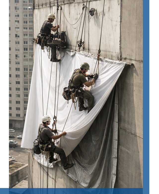 Замена баннерного полотна в Шумерле от 7061 р. | ВЫСОТНИК-Шмр—заказать