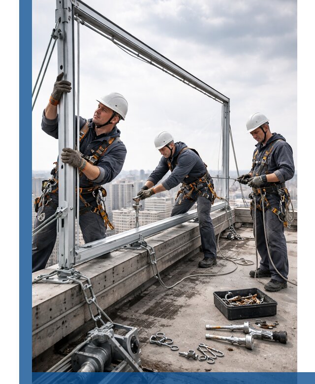 Монтаж крышных рекламных конструкций под ключ в Шумерле