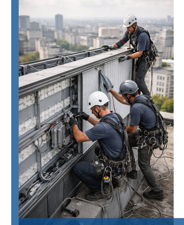 Профессиональное обслуживание крышной рекламы в Шумерле под ключ