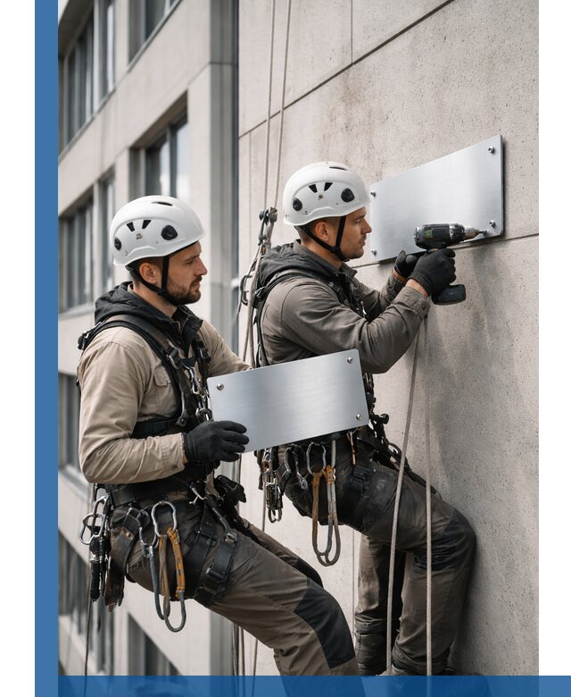 Монтаж табличек и указателей в Шумерле для зданий и сооружений