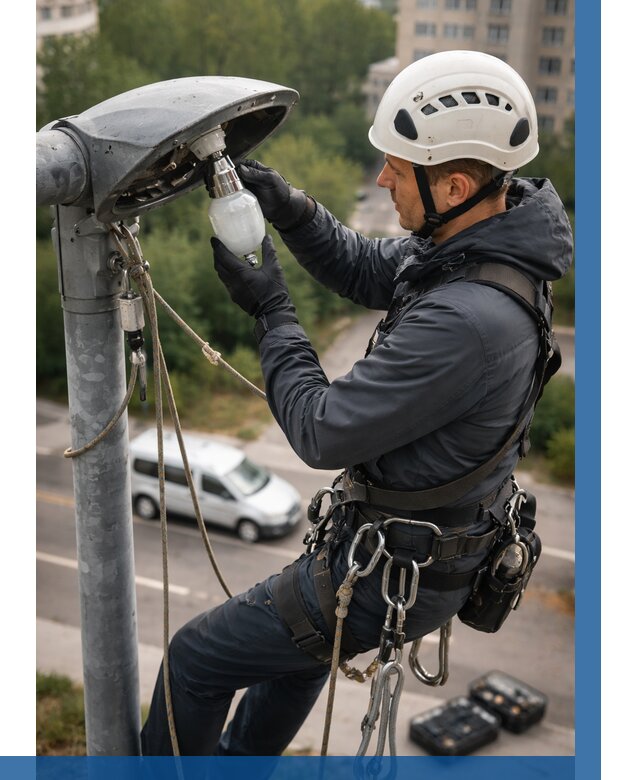 Замена ламп на высоте в Шумерле от 2716 р. | ВЫСОТНИК-Шмр