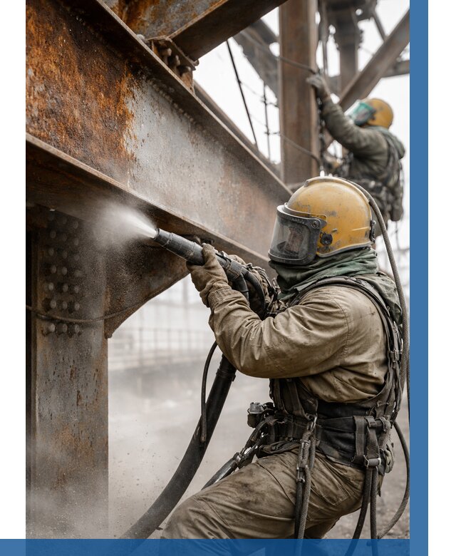 Пескоструйная очистка металлоконструкций в Шумерле по 652 р.  ВЫСОТНИК-Шмр