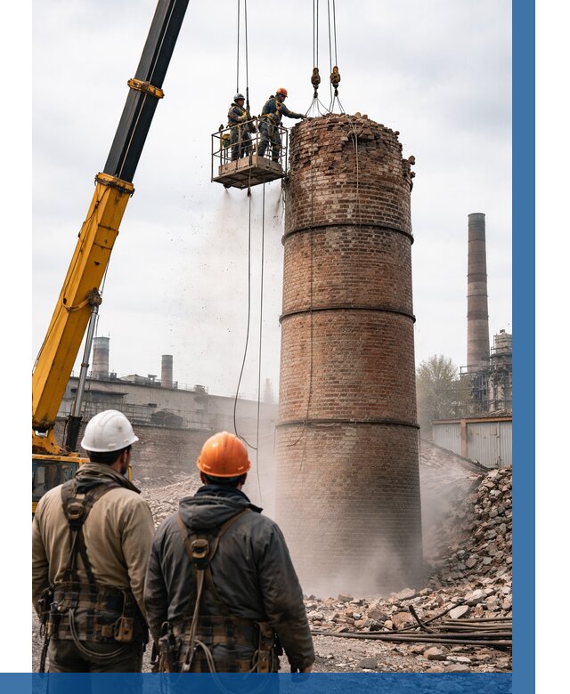 Демонтаж дымовой трубы в Шумерле от 97767 р. | ВЫСОТНИК-Шмр, смета