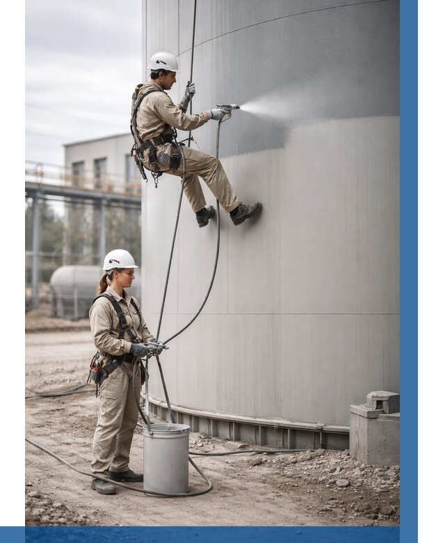 Покраска резервуаров в Шумерле от 1304 р. | ВЫСОТНИК-Шмр — заказать