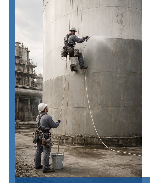 Покраска стальных резервуаров и емкостей в Шумерле профессионально