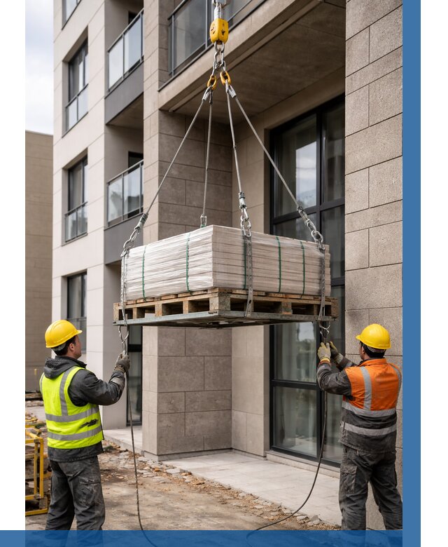 Подъем керамогранита на этаж в Шумерле от 3802 р. | ВЫСОТНИК-Шмр