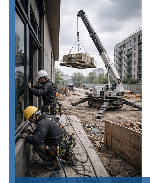 Аренда крана Пионер в Шумерле для строительных работ