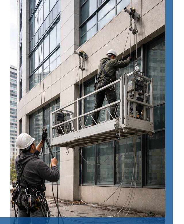 Монтаж и подъем фасадной люльки в Шумерле от 13036 р. | ВЫСОТНИК-Шмр