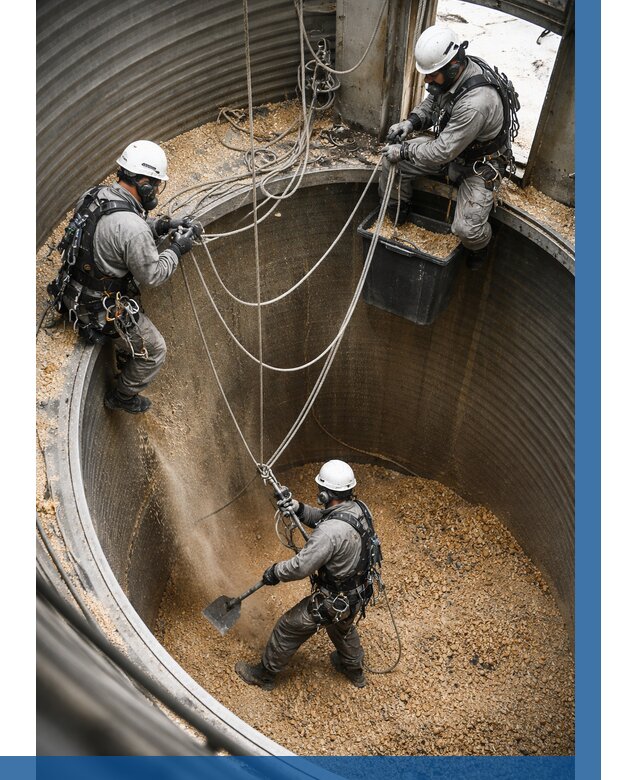 Чистка зерновых бункеров в Шумерле от 13036 р. | ВЫСОТНИК-Шмр