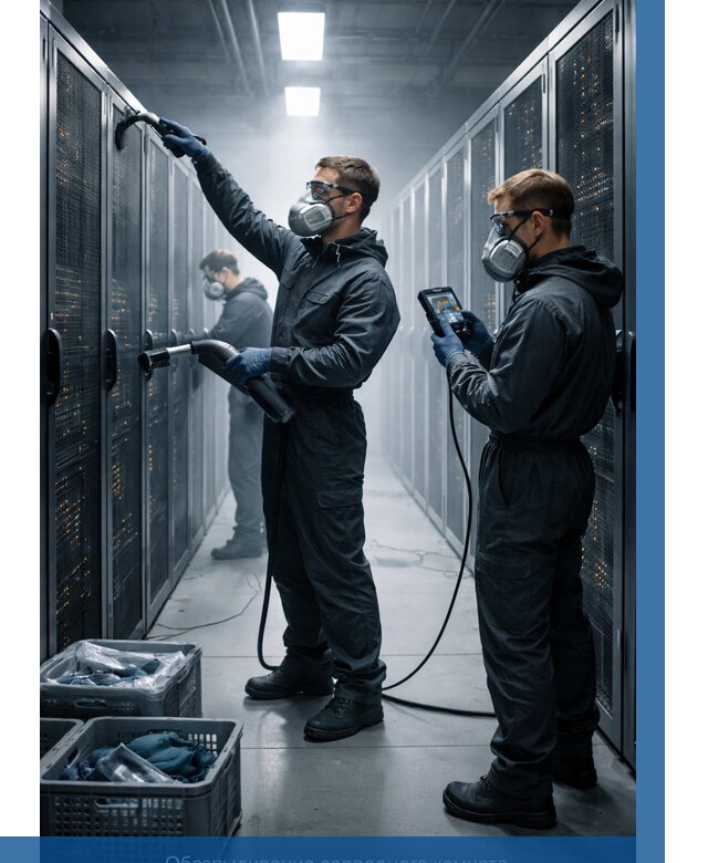 Обеспыливание серверной комнаты в Шумерле от 4888 р. | ВЫСОТНИК-Шмр