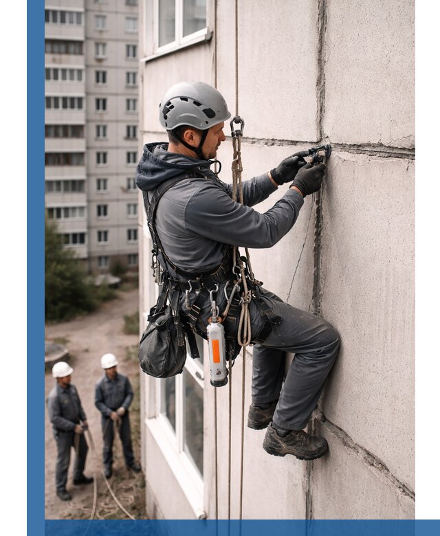 Обследование межпанельных швов и герметизация в Шумерле