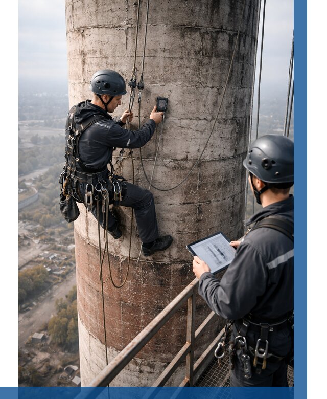 Обследование дымовой трубы в Шумерле от 8690 р. | ВЫСОТНИК-Шмр