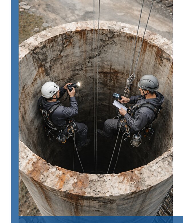 Обследование дымовой трубы: диагностика и оценка состояния в Шумерле
