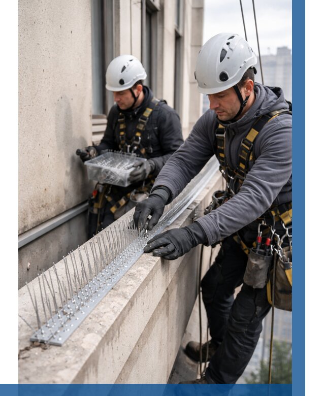 Установка шипов от птиц в Шумерле от 923 р. | ВЫСОТНИК-Шмр